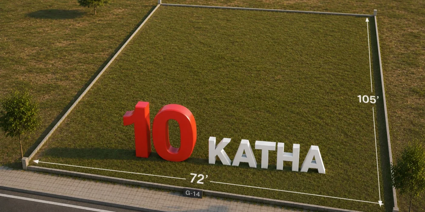 10 Katha Plot for Sale in Dhaka