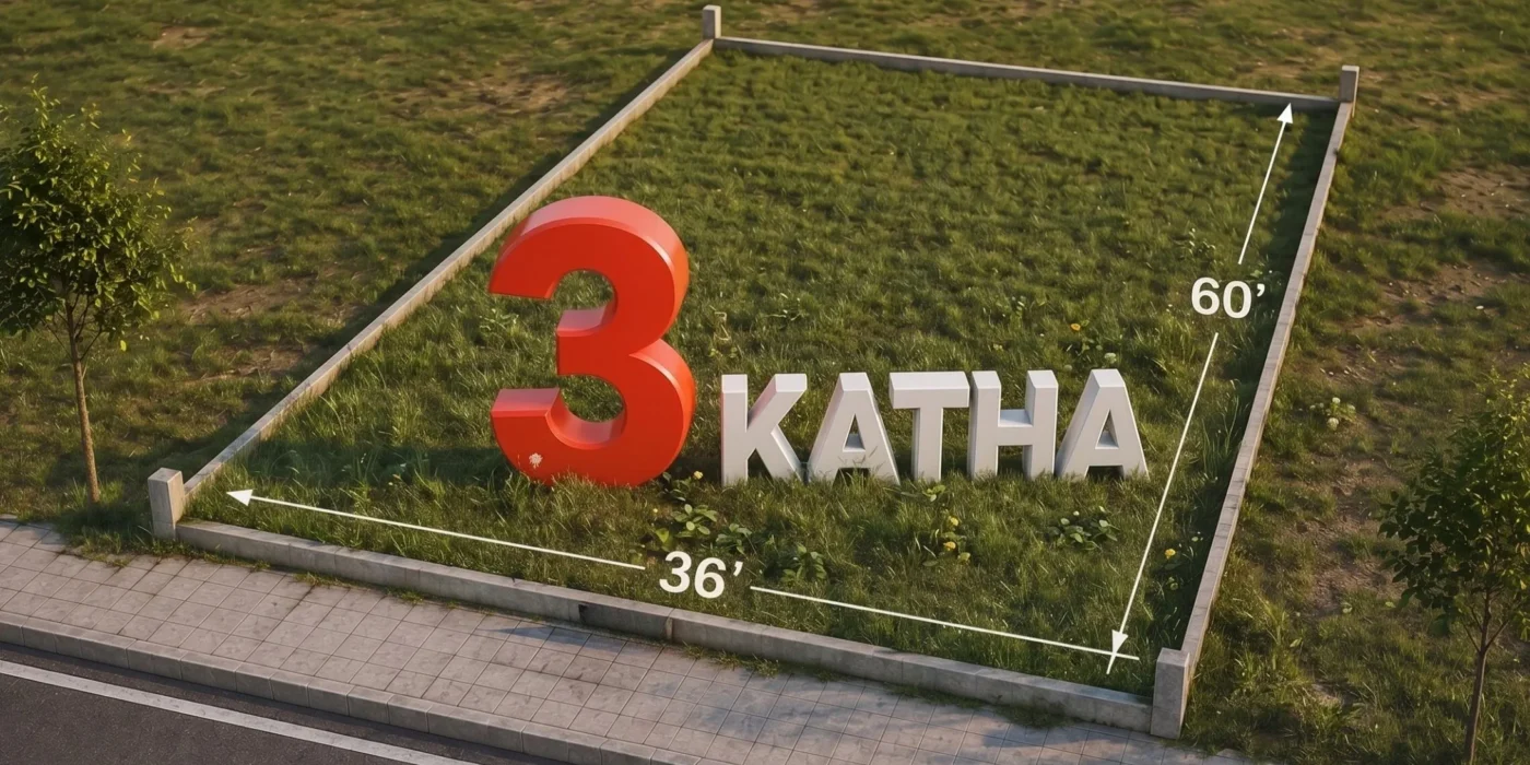 3 Katha Plot for Sale in Dhaka